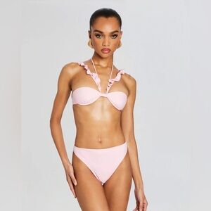 NWT Shani shemer SET ($322) - Leopold Bikini Top & Julie Bikini Bottom Baby Pink